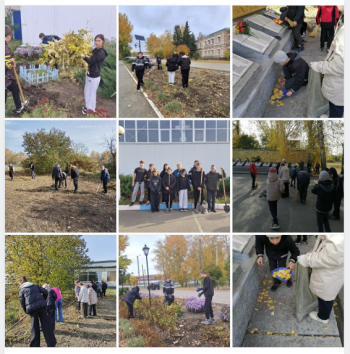 В ЛИЦЕЕ - СУББОТНИК